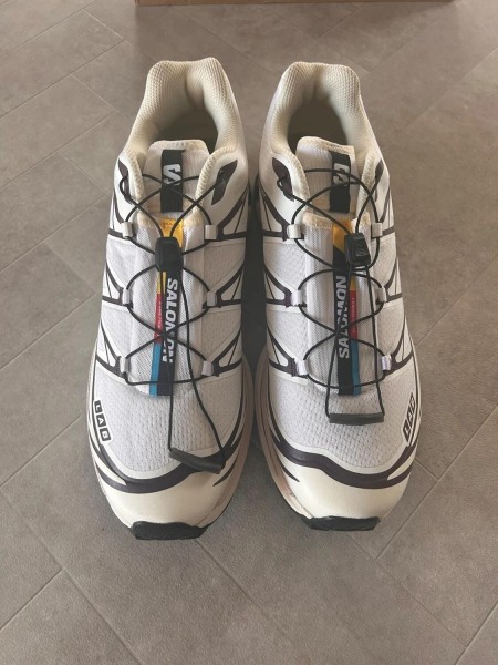 Salomon xt6 white vanilla ice cream coffee brown