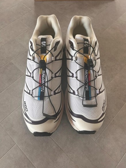 Salomon xt6 white vanilla ice cream coffee brown