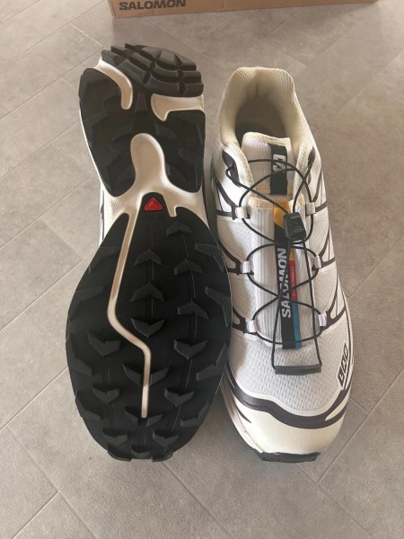 Salomon xt6 white vanilla ice cream coffee brown