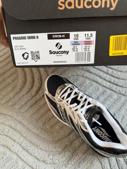 Saucony Omni 9 Progrid Deep Navy Bleu Foncé - Taille 44