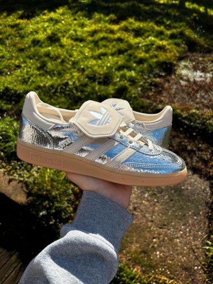 adidas handball spezial LT metallic silver argenté brillant - Taille 38