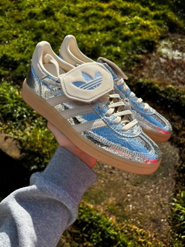 adidas handball spezial LT metallic silver argenté brillant - Taille 38 2
