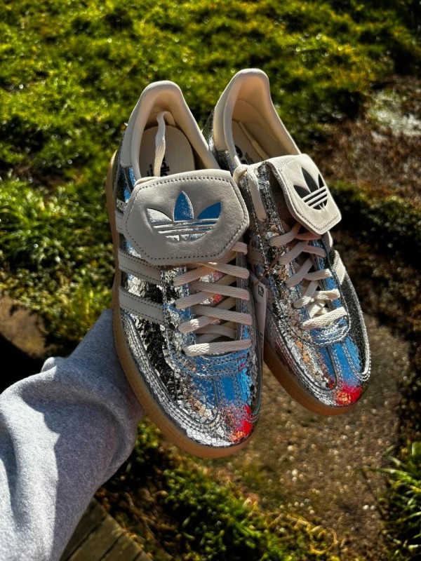 adidas handball spezial LT metallic silver argenté brillant - Taille 38 2