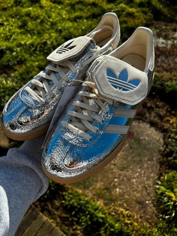 adidas handball spezial LT metallic silver argenté brillant - Taille 38 2