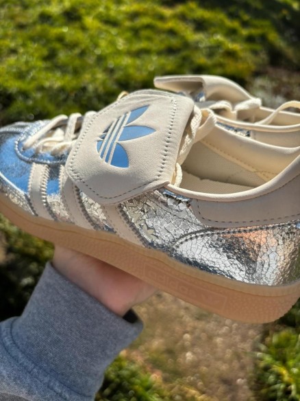adidas handball spezial LT metallic silver argenté brillant - Taille 38