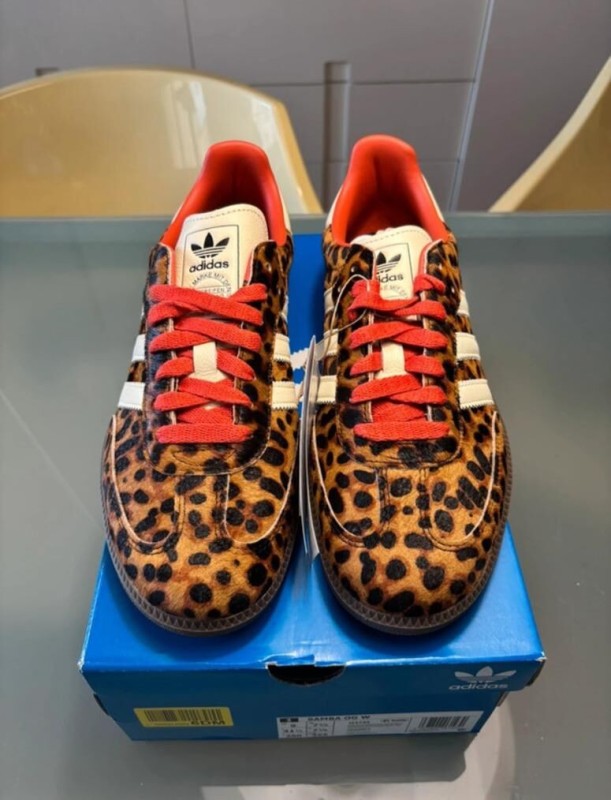 adidas samba og leopard red creme taille 39 2