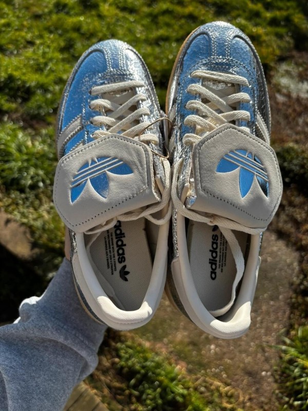 adidas handball spezial LT metallic silver argenté brillant - Taille 38 2