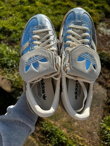 adidas handball spezial LT metallic silver argenté brillant - Taille 38