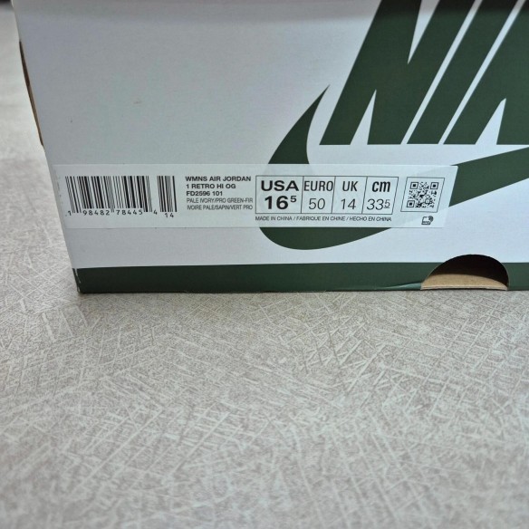 Jordan 1 " Pro Green "