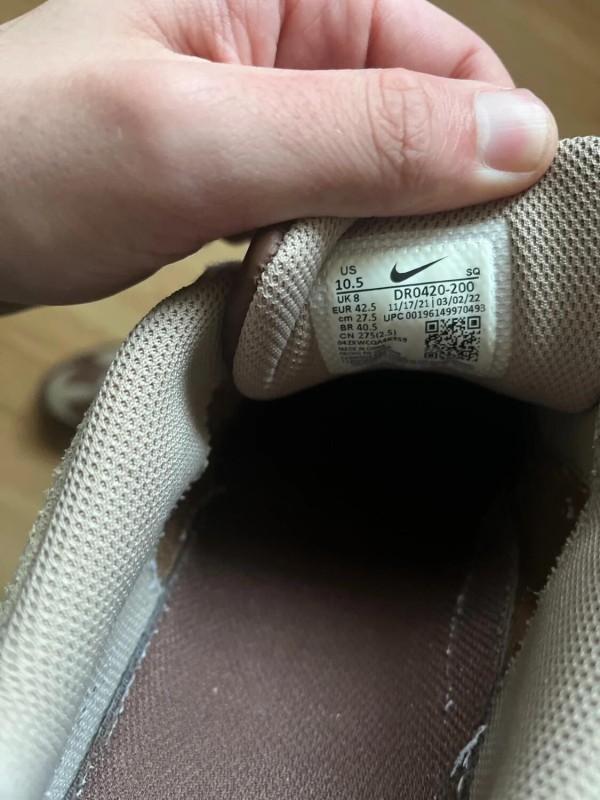 Nike air humara jacquemus marron 2