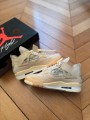 Air Jordan 4 Off White Sail Virgil Abloh