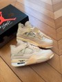 Air Jordan 4 Off White Sail Virgil Abloh