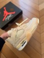 Air Jordan 4 Off White Sail Virgil Abloh