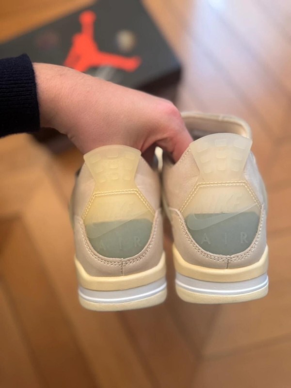 Air Jordan 4 Off White Sail Virgil Abloh 2