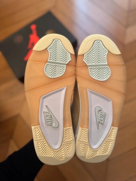 Air Jordan 4 Off White Sail Virgil Abloh