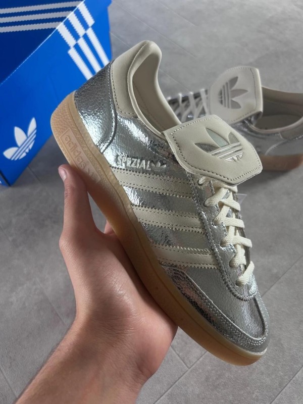 adidas spezial LT silver metallic snake white cream 2
