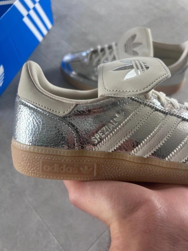 adidas spezial LT silver metallic snake white cream 2