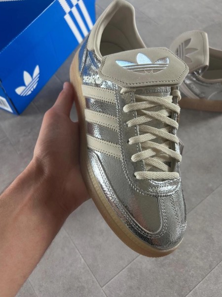 adidas spezial LT silver metallic snake white cream