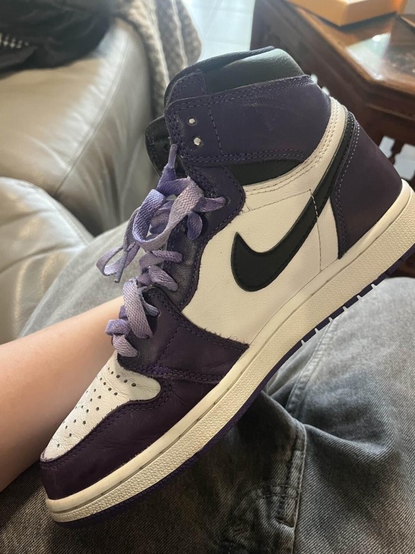 Nike Air jordan 1 high court purple 2