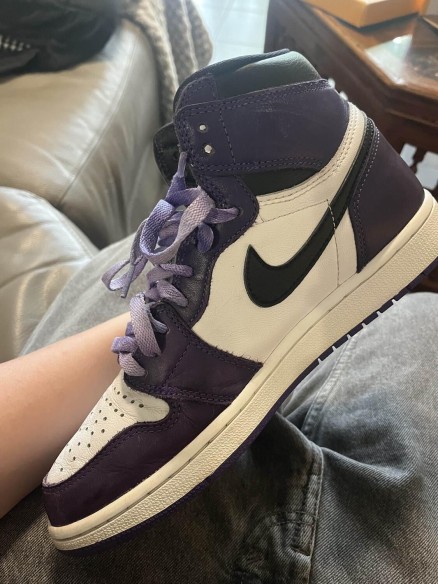 Nike Air jordan 1 high court purple