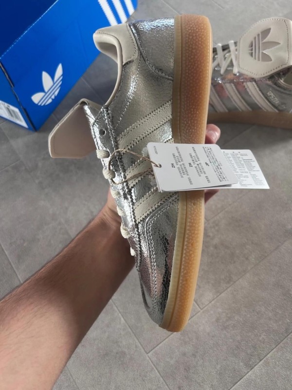 adidas spezial LT silver metallic snake white cream 2