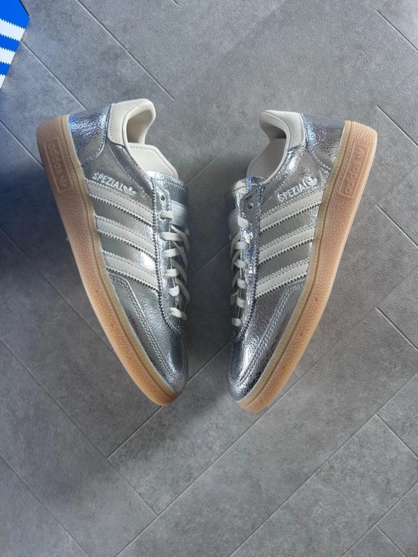 adidas spezial LT silver metallic snake white cream 2