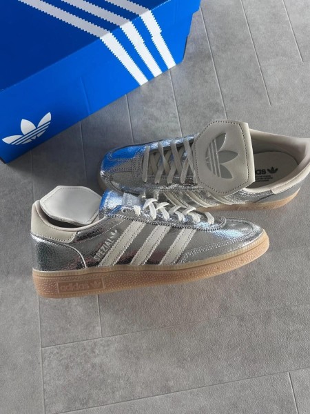 adidas spezial LT silver metallic snake white cream