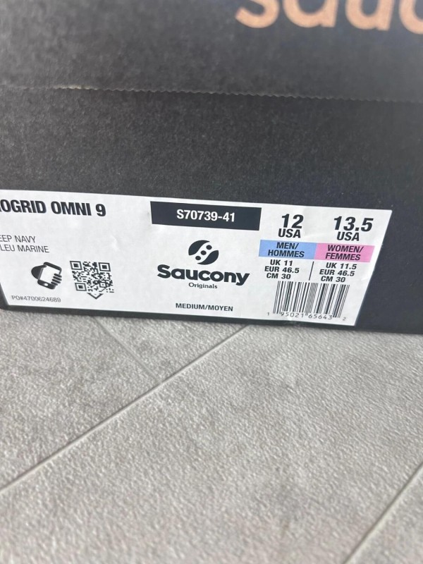 Saucony OMNI progrid 9 blue deep navy marine - 46,5 2