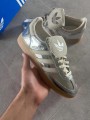 Adidas spezial LT silver metallic snake white cream