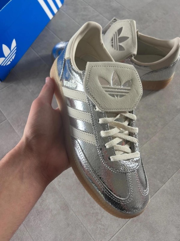 Adidas spezial LT silver metallic snake white cream 2