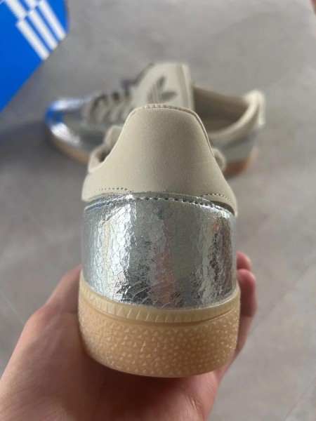 Adidas spezial LT silver metallic snake white cream