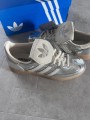 Adidas spezial LT silver metallic snake white cream