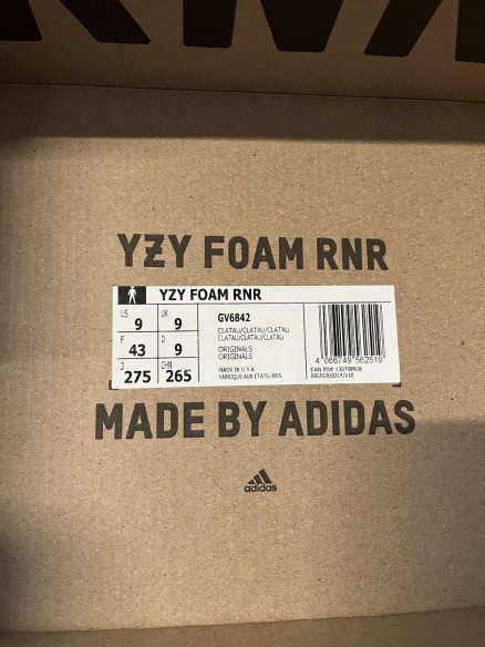 adidas Yeezy Foam RNR Clay Taupe