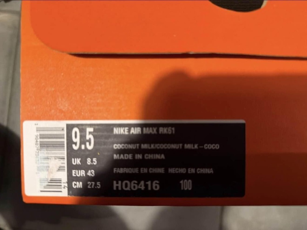 Nike Air Max RK61 “Air Afrique” crème / lait de coco – 43 – Neuf 2