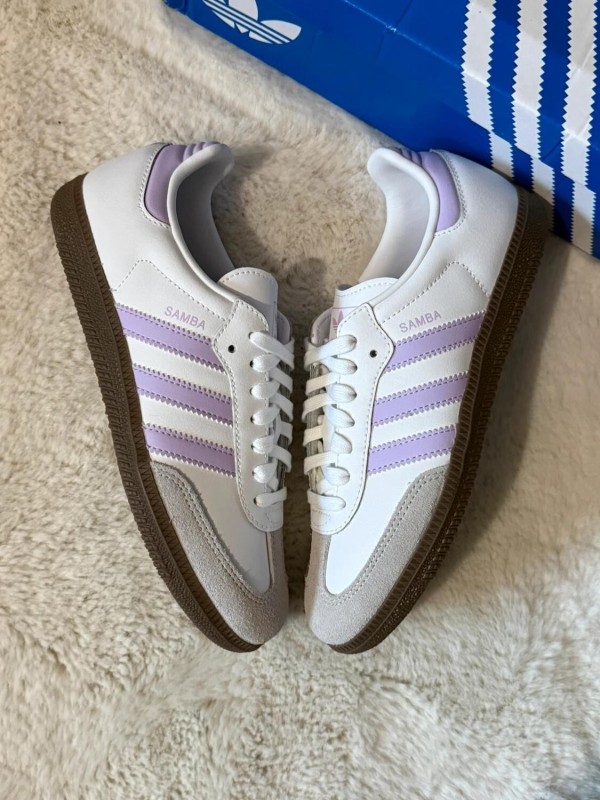 adidas samba og white/powder plum gum 37 2