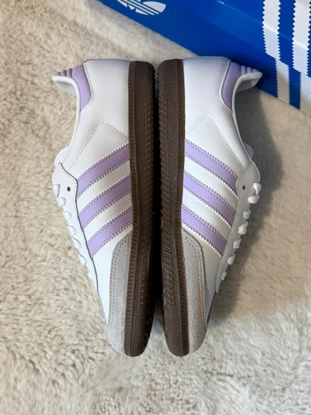 adidas samba og white/powder plum gum 37