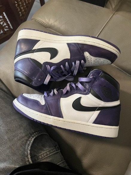 Nike Air jordan 1 high court purple