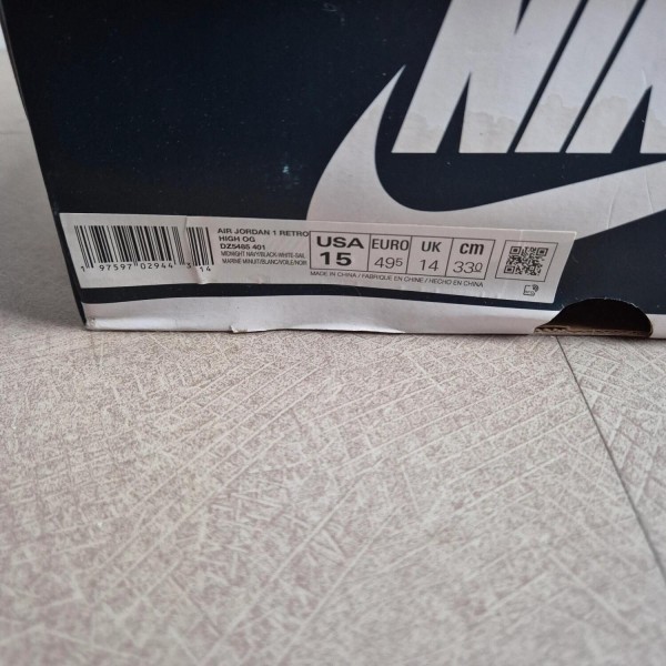 Jordan 1 High "Midnight Blue"