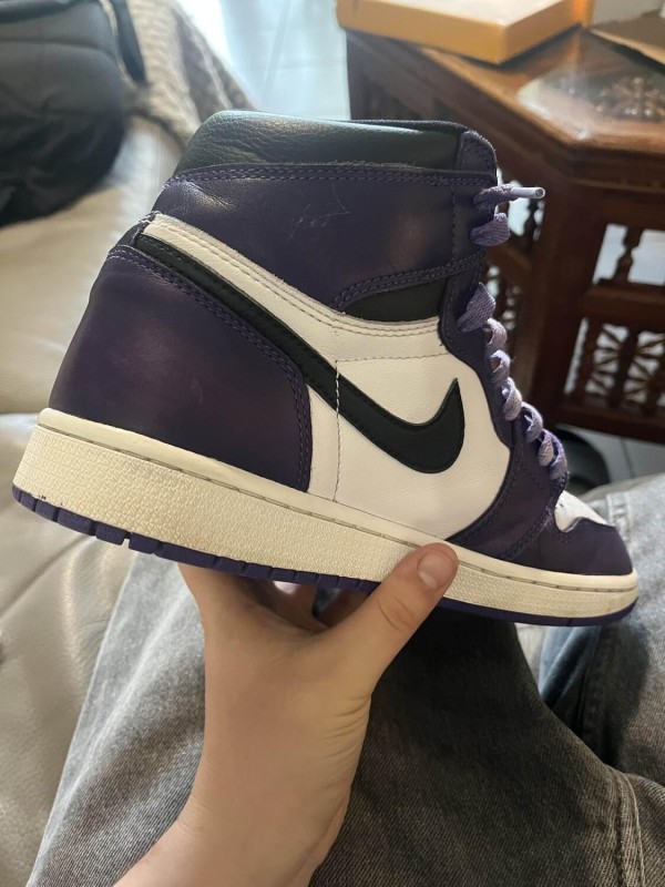 Nike Air jordan 1 high court purple 2