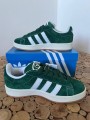 adidas campus 00s dark green + lacets blanc