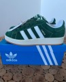 adidas campus 00s dark green + lacets blanc