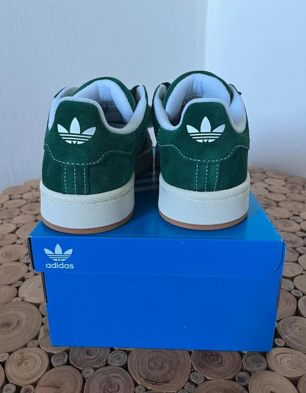 adidas campus 00s dark green + lacets blanc 2