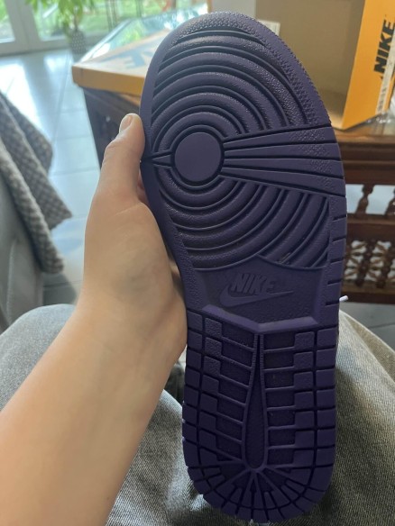 Nike Air jordan 1 high court purple