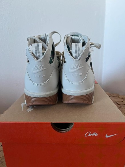 Corteiz X Nike air trainer huarache light bone