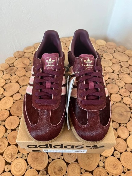 Adidas Samba OG Maroon Strata Pony