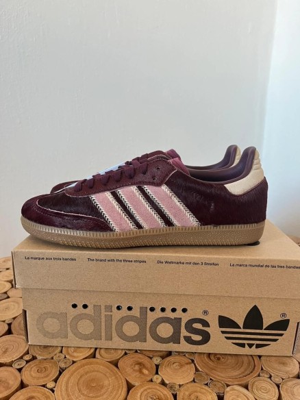 Adidas Samba OG Maroon Strata Pony