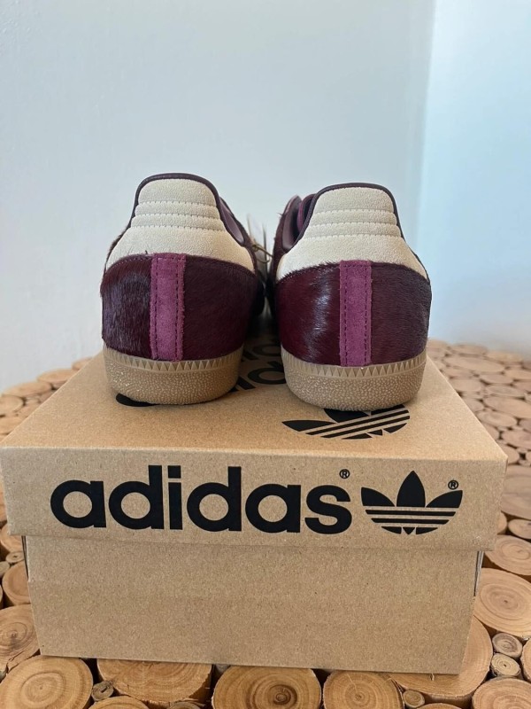 Adidas Samba OG Maroon Strata Pony 2