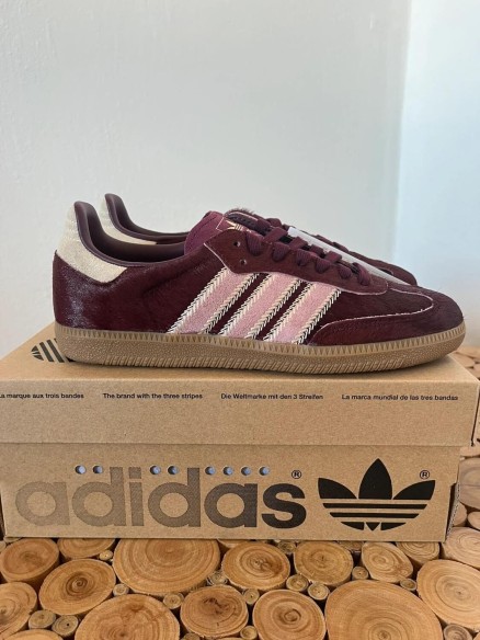 Adidas Samba OG Maroon Strata Pony
