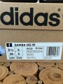 adidas samba og maroon strata pony