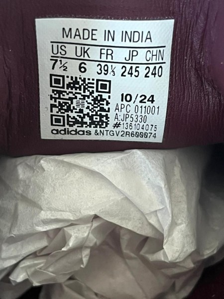 Adidas Samba OG Maroon Strata Pony